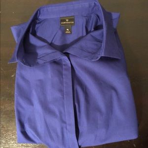 XL Worthington Royal Blue Button Up, Women’s